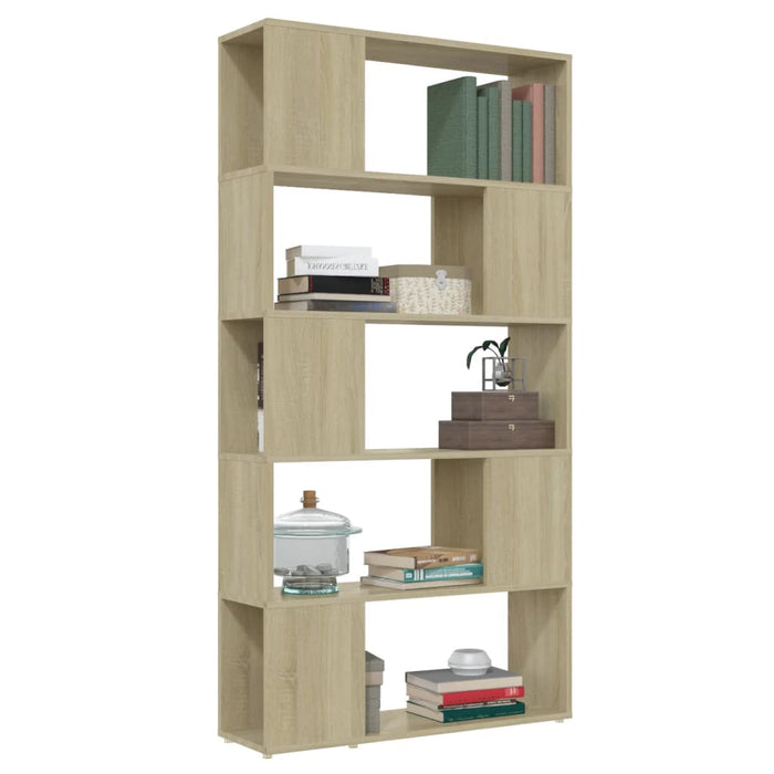 Bibliotecă/Separator cameră, stejar Sonoma, 80x24x155 cm, PAL - WALTI WALTI