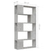 Bibliotecă/Separator cameră, gri beton, 80x24x155 cm, PAL - WALTI WALTI