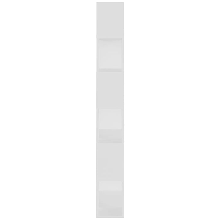 Bibliotecă/Separator cameră, alb, 80x24x186 cm, PAL - WALTI WALTI