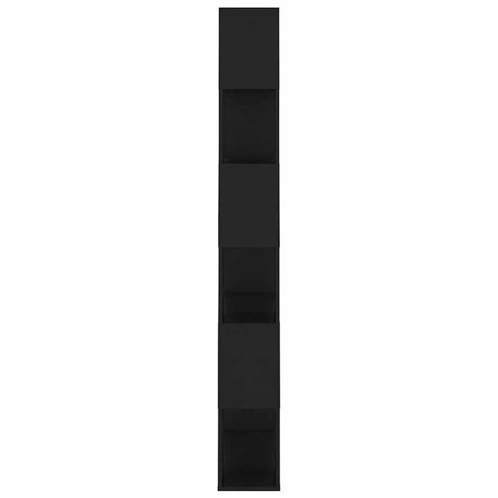 Bibliotecă/Separator cameră, negru, 80x24x186 cm, PAL - WALTI WALTI