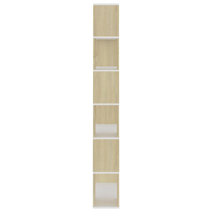 Bibliotecă/Separator cameră, stejar sonoma, 80x24x186 cm, PAL - WALTI WALTI