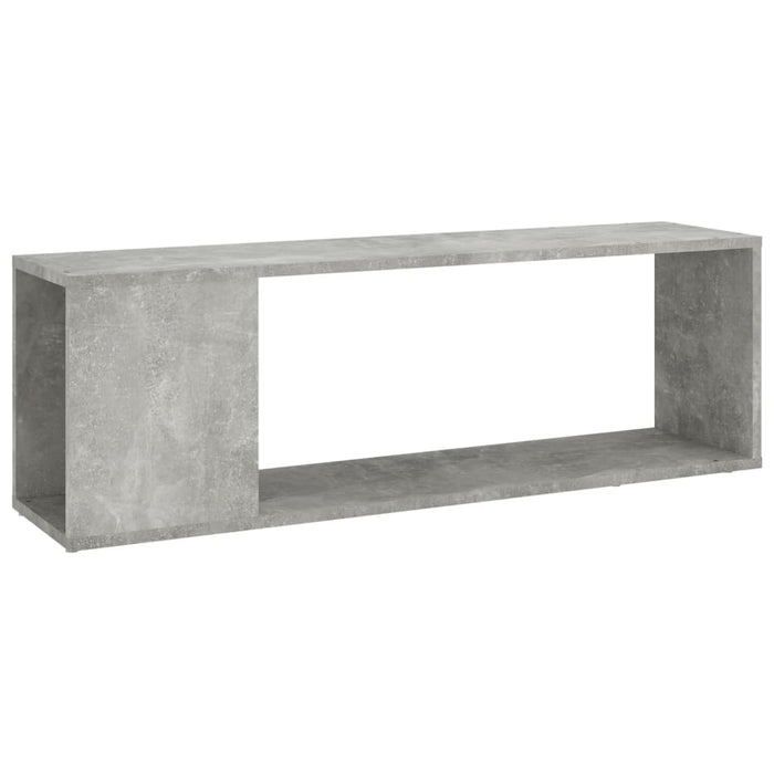 Comodă TV, gri beton, 100x24x32 cm, lemn prelucrat WALTI