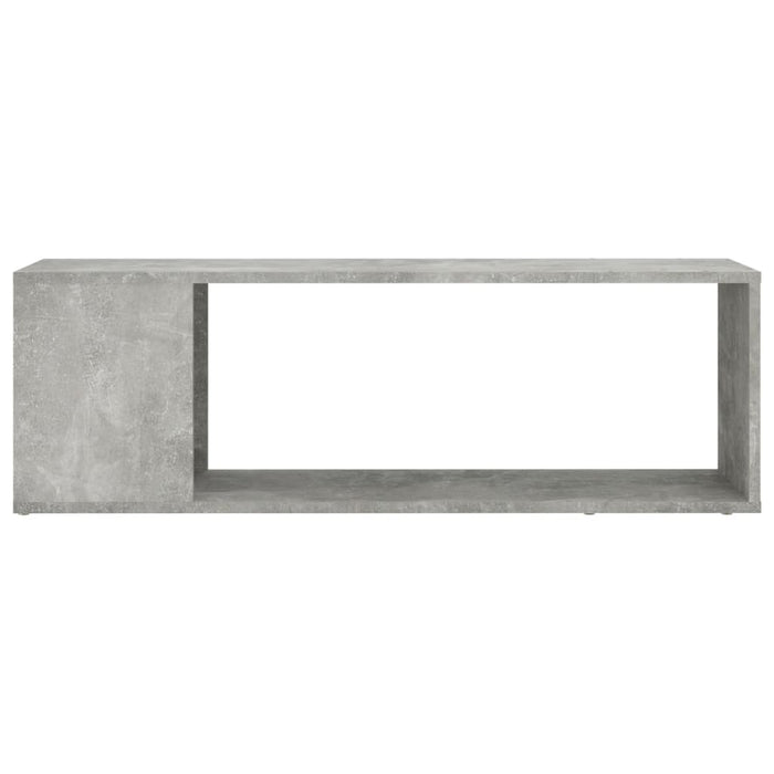 Comodă TV, gri beton, 100x24x32 cm, lemn prelucrat WALTI
