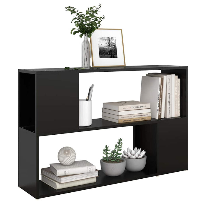Bibliotecă, negru, 100x24x63 cm, PAL - WALTI WALTI