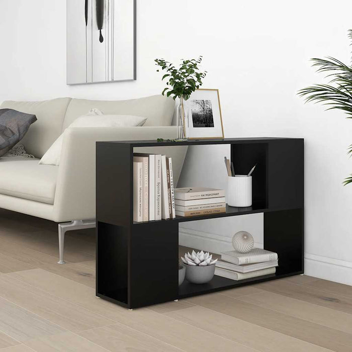 Bibliotecă, negru, 100x24x63 cm, PAL - WALTI WALTI