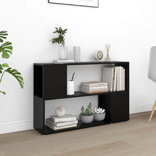 Bibliotecă, negru, 100x24x63 cm, PAL - WALTI WALTI