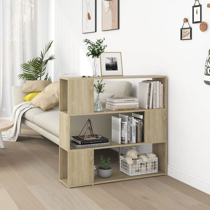 Bibliotecă/Separator cameră, stejar sonoma, 100x24x94 cm - WALTI WALTI