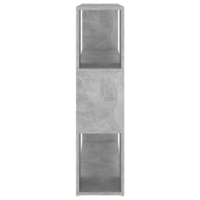 Bibliotecă/Separator cameră, gri beton, 100x24x94 cm - WALTI WALTI