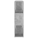 Bibliotecă/Separator cameră, gri beton, 100x24x94 cm - WALTI WALTI