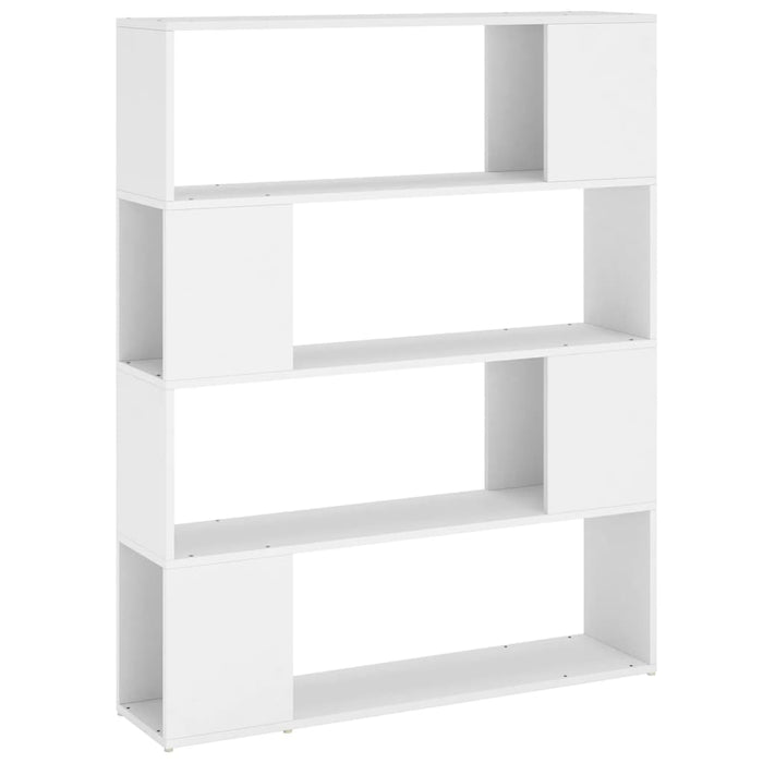 Bibliotecă/Separator cameră, alb, 100x24x124 cm - WALTI WALTI