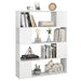 Bibliotecă/Separator cameră, alb, 100x24x124 cm - WALTI WALTI