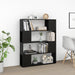 Bibliotecă/Separator cameră, negru, 100x24x124 cm - WALTI WALTI