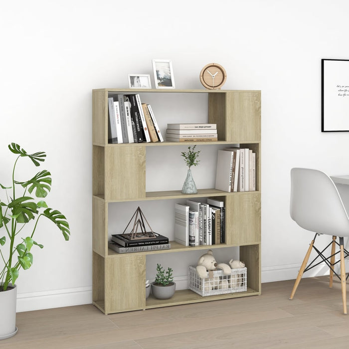 Bibliotecă/Separator cameră, stejar sonoma, 100x24x124 cm - WALTI WALTI
