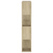 Bibliotecă/Separator cameră, stejar sonoma, 100x24x124 cm - WALTI WALTI