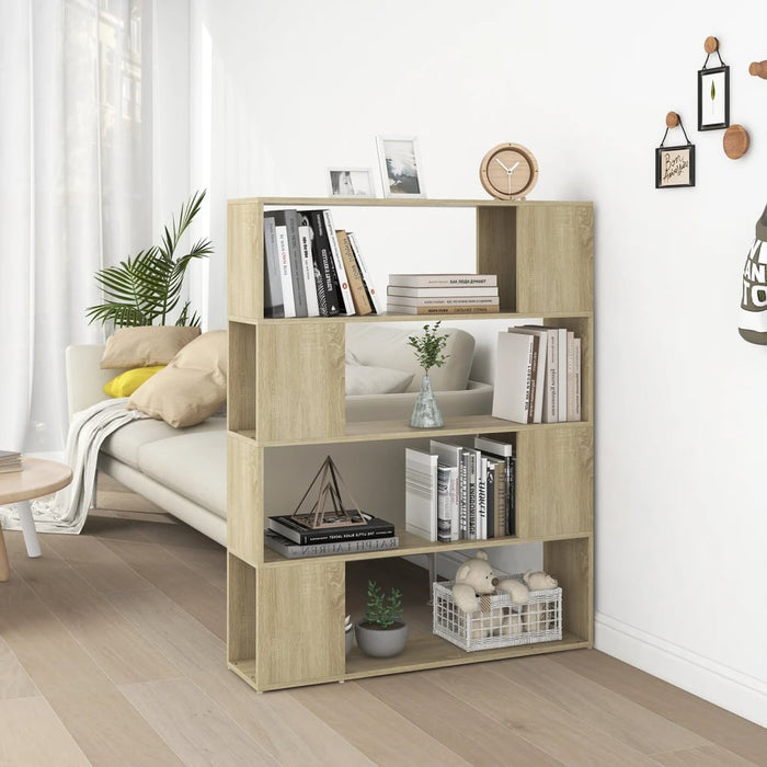 Bibliotecă/Separator cameră, stejar sonoma, 100x24x124 cm - WALTI WALTI