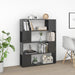 Bibliotecă/Separator cameră, gri extralucios, 100x24x124 cm - WALTI WALTI