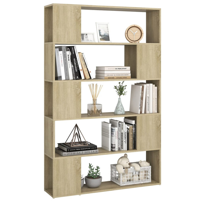 Bibliotecă/Separator cameră, stejar sonoma, 100x24x155 cm PAL - WALTI WALTI