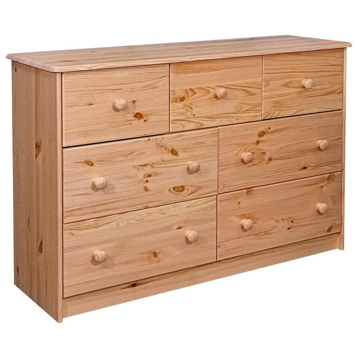Servantă cu 7 sertare, 113x35x73 cm, lemn masiv de pin WALTI