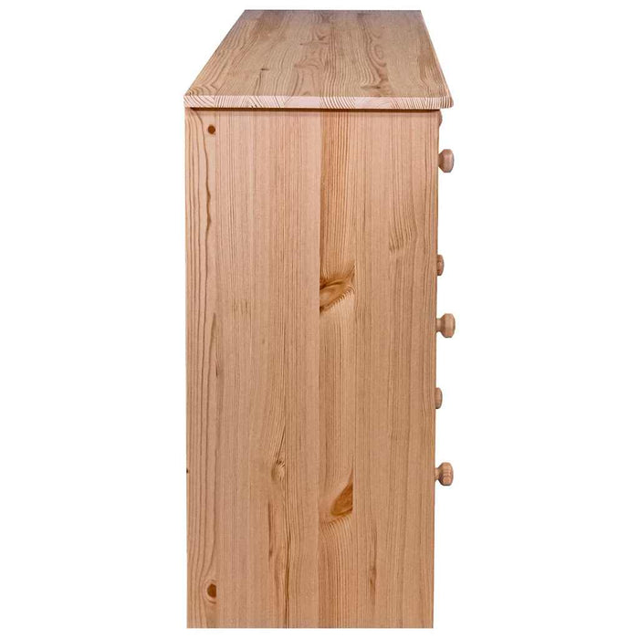 Servantă cu 7 sertare, 113x35x73 cm, lemn masiv de pin WALTI