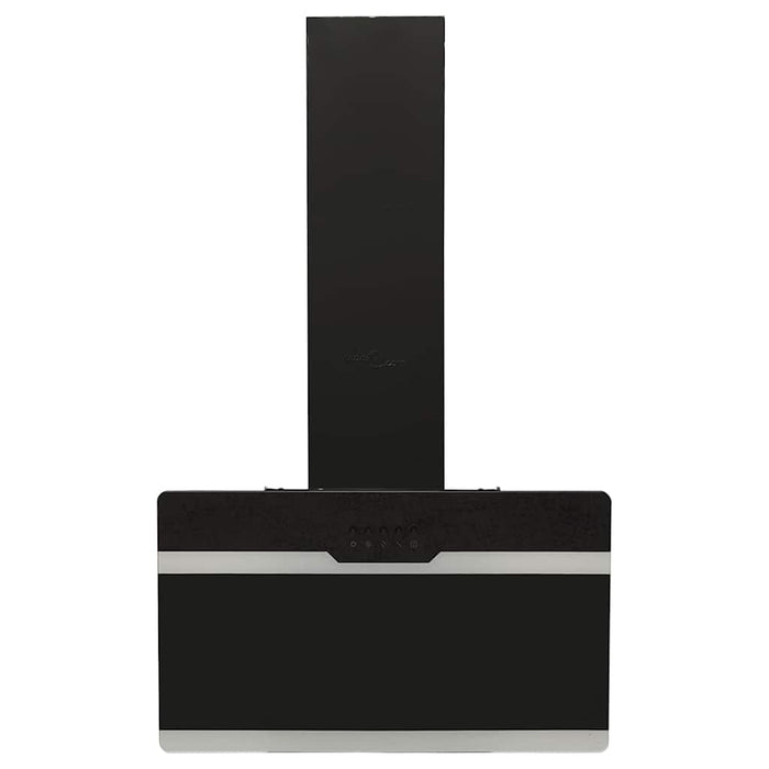 Hotă de perete, negru, 60 cm, oțel și sticlă securizată - WALTI WALTI