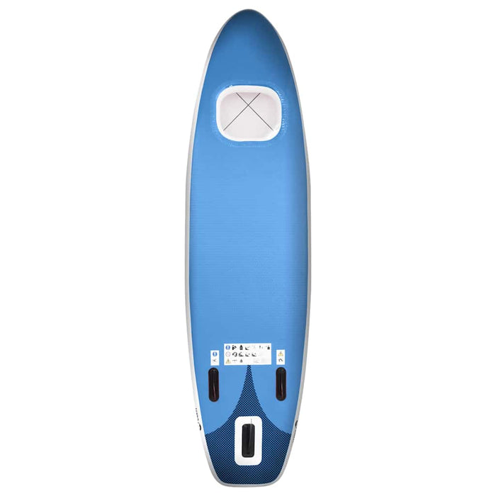 Set placă paddleboarding gonflabilă, albastru, 300x76x10 cm - WALTI WALTI