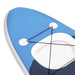 Set placă paddleboarding gonflabilă, albastru, 300x76x10 cm - WALTI WALTI