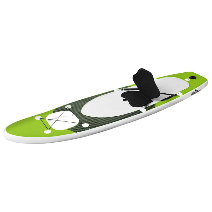 Set placă paddleboarding gonflabilă, verde, 300x76x10 cm - WALTI WALTI