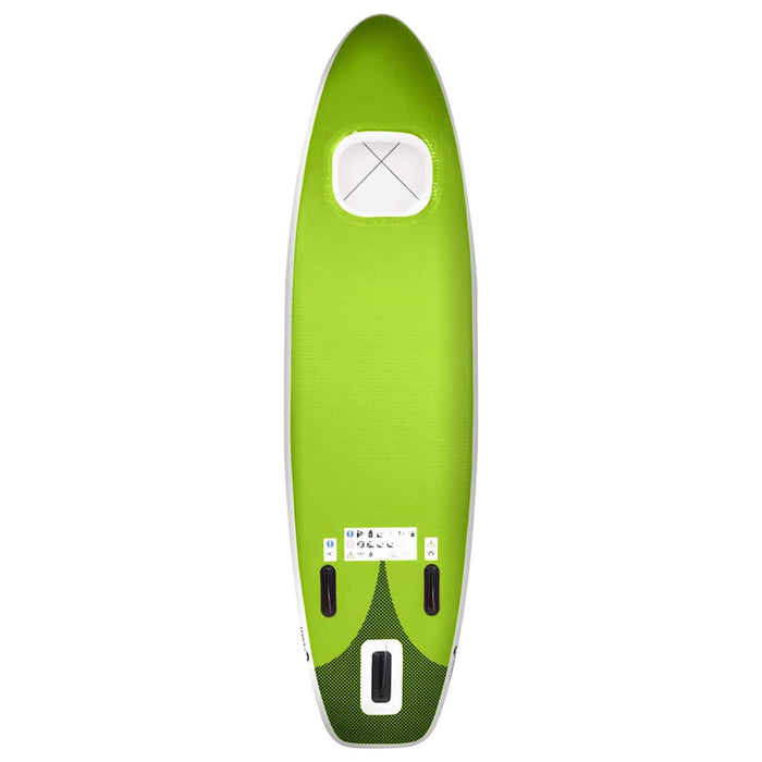 Set placă paddleboarding gonflabilă, verde, 300x76x10 cm - WALTI WALTI