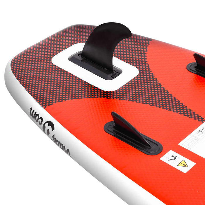 Set placă paddleboarding gonflabilă, roşu, 330x76x10 cm - WALTI WALTI