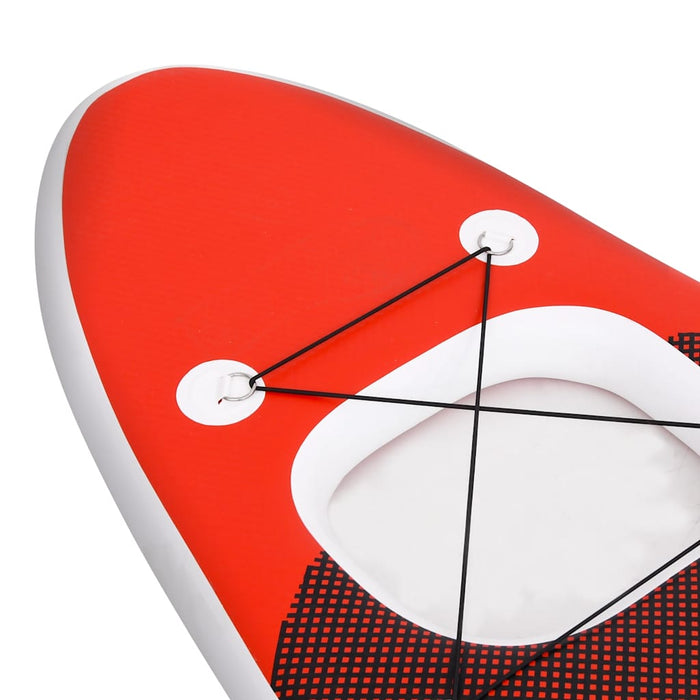 Set placă paddleboarding gonflabilă, roşu, 330x76x10 cm - WALTI WALTI