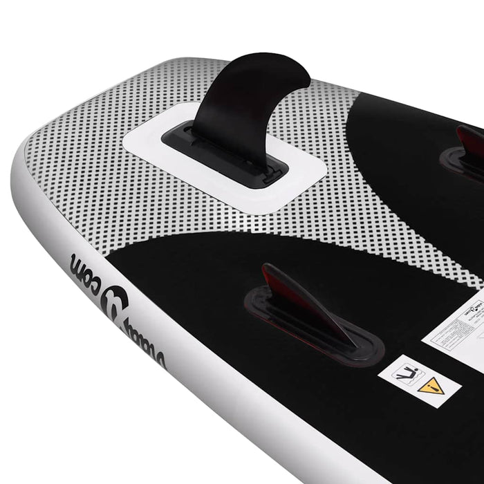 Set placă paddleboarding gonflabilă, negru, 330x76x10 cm - WALTI WALTI