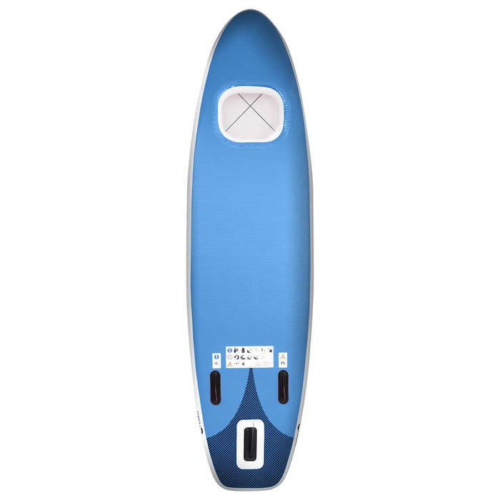 Set placă paddleboarding gonflabilă, albastru, 360x81x10 cm - WALTI WALTI