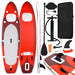 Set de placă SUP gonflabilă, roşu, 360x81x10 cm - WALTI WALTI