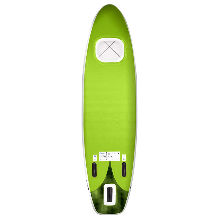 Set de placă SUP gonflabilă, verde, 360x81x10 cm - WALTI WALTI