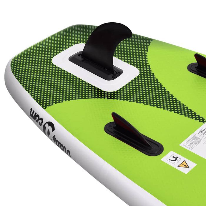 Set de placă SUP gonflabilă, verde, 360x81x10 cm - WALTI WALTI