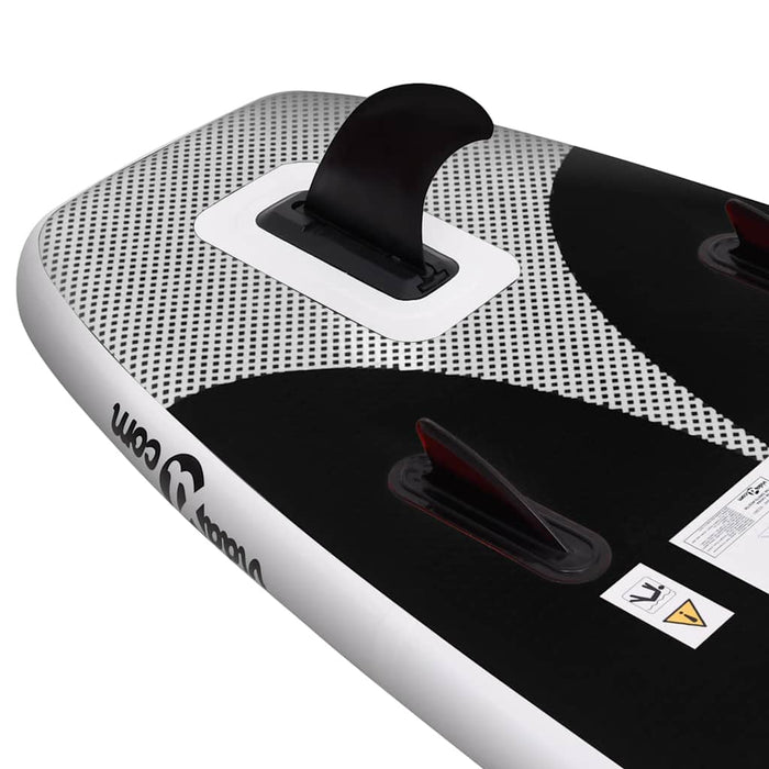 Set placă paddleboarding gonflabilă, negru, 360x81x10 cm - WALTI WALTI