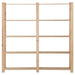 Raft depozitare 5 niveluri, 170x28,5x170 cm, lemn de pin masiv - WALTI WALTI