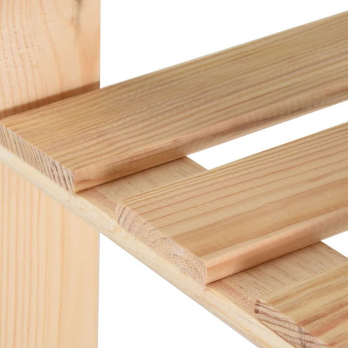 Raft depozitare 5 niveluri, 80x28,5x170 cm, lemn masiv de pin - WALTI WALTI