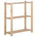 Raft depozitare 3 niveluri, 80x28,5x90 cm, lemn masiv de pin - WALTI WALTI