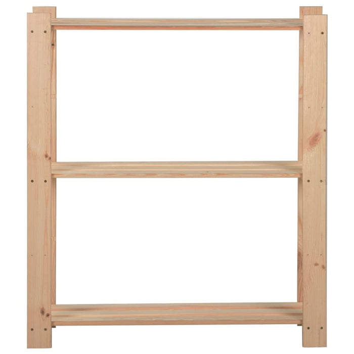 Raft depozitare 3 niveluri, 80x28,5x90 cm, lemn masiv de pin - WALTI WALTI