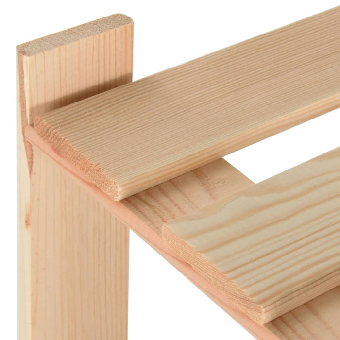 Raft depozitare 3 niveluri, 80x28,5x90 cm, lemn masiv de pin - WALTI WALTI