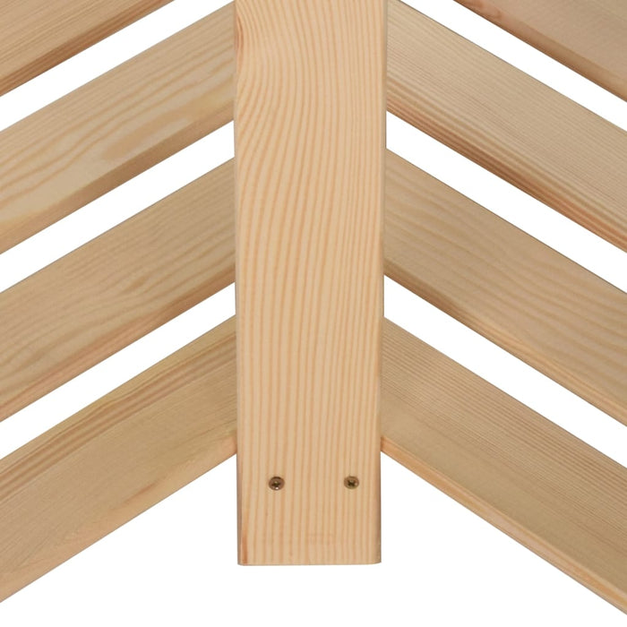 Raft depozitare de colț 5 niveluri, 82,5x82,5x170 cm, lemn pin - WALTI WALTI