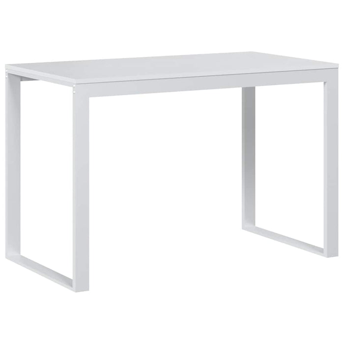 Birou de computer, alb, 110x60x73 cm, lemn prelucrat WALTI