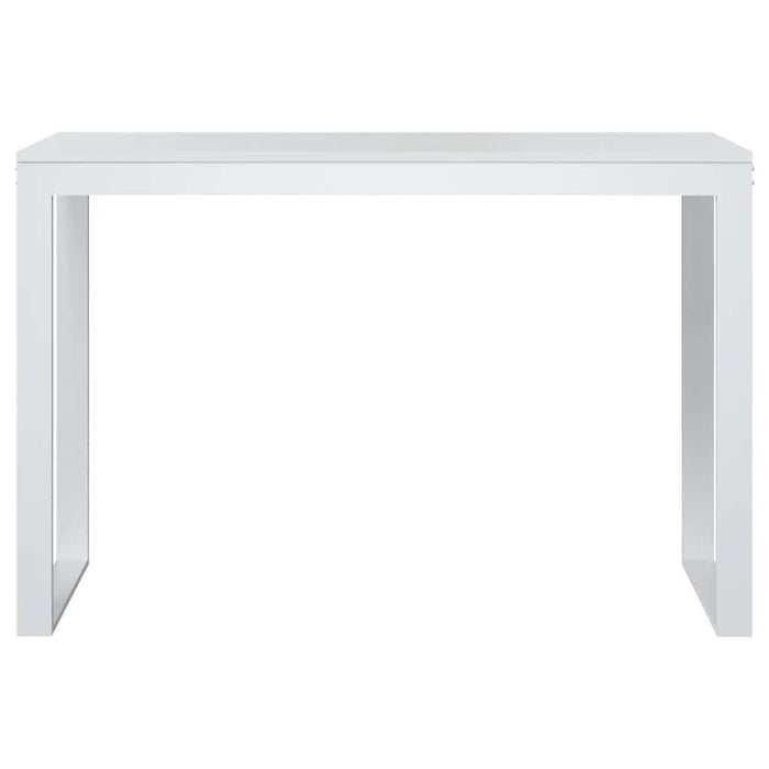 Birou de computer, alb, 110x60x73 cm, lemn prelucrat WALTI