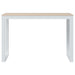 Birou de calculator, alb/stejar, 110x60x73 cm, lemn prelucrat - WALTI WALTI