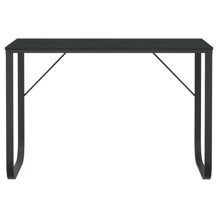 Birou de computer, alb, 110x60x73 cm, lemn prelucrat - WALTI WALTI