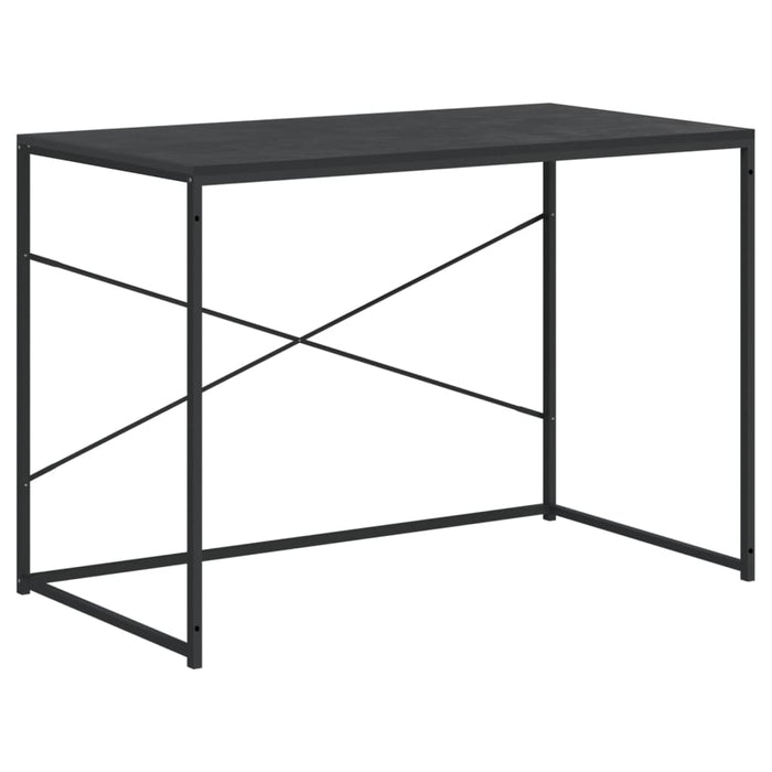 Birou de computer, negru, 110x60x70 cm, lemn prelucrat WALTI
