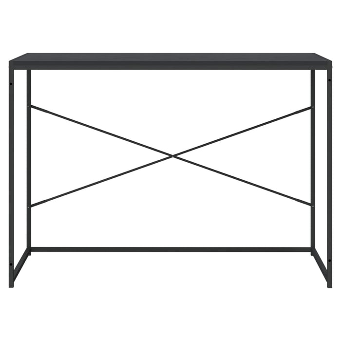 Birou de computer, negru, 110x60x70 cm, lemn prelucrat WALTI