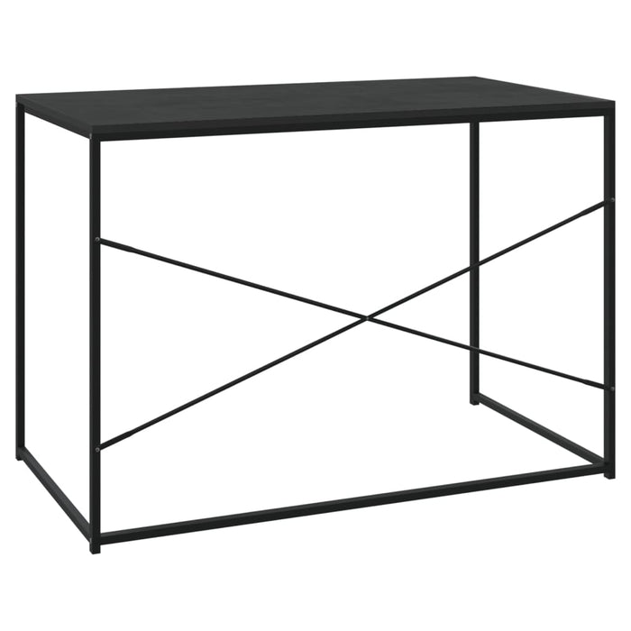 Birou de computer, negru, 110x60x70 cm, lemn prelucrat WALTI