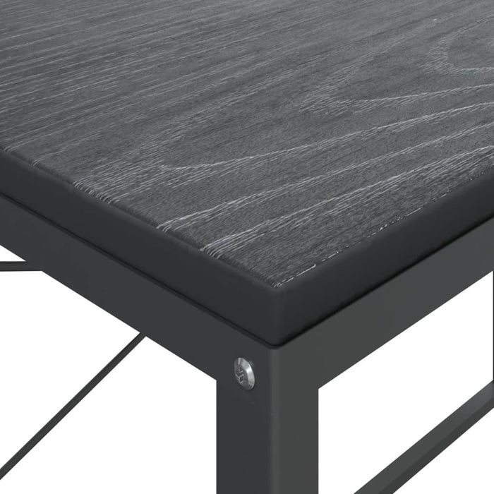 Birou de computer, negru, 110x60x70 cm, lemn prelucrat WALTI